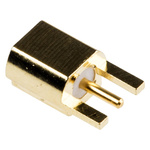 Molex MMCX Series, jack Edge Mount MMCX Connector, 50Ω, Solder Termination, Right Angle Body