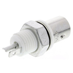 TE Connectivity, jack Panel Mount BNC Connector, 50Ω, Solder Termination, Straight Body