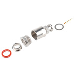 Radiall, Plug PCB Mount BNC Connector, 75Ω, Crimp Termination, Straight Body