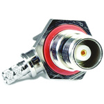 Amphenol RF, jack Cable Mount TNC Connector, 50Ω, Crimp, Solder Termination, Right Angle Body