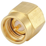 Rosenberger SMA Series, Plug Cable Mount SMA Connector, 50Ω, Solder Termination, Straight Body