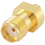 Rosenberger SMA Series, jack Cable Mount SMA Connector, 50Ω, Crimp Termination, Straight Body