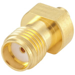 Rosenberger SMA Series, jack Cable Mount SMA Connector, 50Ω, Crimp Termination, Straight Body
