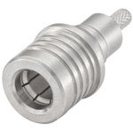 Rosenberger, Plug Cable Mount QMA Connector, 50Ω, Crimp, Solder Termination, Straight Body