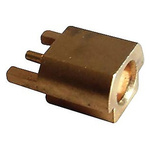 Molex 73415 Series, jack PCB Mount MMCX Connector, 50Ω, Solder Termination, Right Angle Body