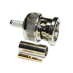 Interface Connectors, Plug Cable Mount BNC Connector, 75Ω, Crimp Termination, Straight Body
