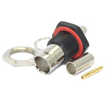 COAX Connectors, jack Panel Mount BNC Connector, 75Ω, Crimp Termination, Straight Body