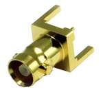 COAX Connectors, Plug PCB Mount Micro BNC Connector, 75Ω, Solder Termination, Straight Body