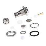 Telegartner, jack Panel Mount BNC Connector, 75Ω, Clamp Termination, Straight Body