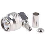 Telegartner, Plug Cable Mount TNC Connector, 50Ω, Crimp Termination, Right Angle Body