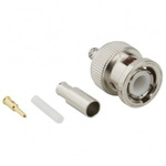 Amphenol RF BNC Series, Plug Cable Mount BNC Connector, 50Ω, Crimp Termination, Straight Body