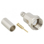 Amphenol RF, Plug Cable Mount F Connector, 75Ω, Crimp Termination, Straight Body