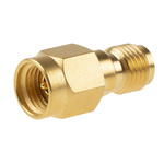 Cinch SMK Series, Plug SMA Connector, 50Ω, Solder Termination, Straight Body