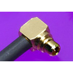 Molex, Plug Cable Mount MMCX Connector, 50Ω, Crimp Termination, Right Angle Body