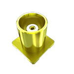Samtec MCX Series, jack PCB Mount MCX Connector, 50Ω, Surface Mount Termination, Right Angle Body