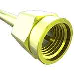 Samtec SMA Series, Plug Cable Mount SMA Connector, 50Ω, Crimp Termination, Straight Body