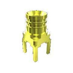 Samtec MMCX7 Series, jack Through Hole MCX Connector, 75Ω, Solder Termination, Straight Body