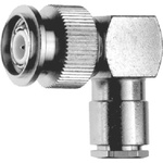 Telegartner, Plug Cable Mount TNC Connector, 50Ω, Clamp Termination, Right Angle Body