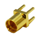Hirose MMCX Series, jack Through Hole MMCX Connector, 50Ω, Solder Termination, Straight Body