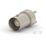 TE Connectivity, jack Through Hole BNC Connector, 50Ω, Solder Termination, Straight Body