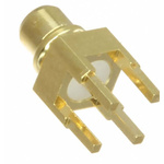 Samtec, jack MMCX Connector, 50Ω, Edge Mount Termination, Right Angle Body