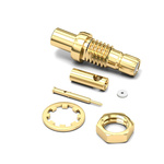 Wurth Elektronik WR-SMB Series, jack Cable Mount SMB Connector, 50Ω, Crimp Termination, Straight Body