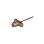 Huber+Suhner 25_SMA-50-1-4/111_NE Series, jack Flange Mount SMA Connector, 50Ω, Solder Termination, Straight Body