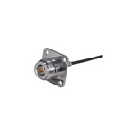 Huber+Suhner 25_N-50-2-10/133_NE Series, jack Cable Mount N Connector, 50Ω, Crimp Termination, Straight Body