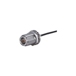 Huber+Suhner 24_N-50-2-4/133_NE Series, jack Cable Mount N Connector, 50Ω, Crimp Termination, Straight Body