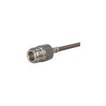 Huber+Suhner 21_N-50-3-12/133_NE Series, jack Cable Mount N Connector, 50Ω, Crimp Termination, Straight Body