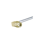Huber+Suhner 16_SMA-50-3-3/111_NH Series, Plug Cable Mount SMA Connector, Solder Termination, Right Angle Body