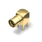 Wurth Elektronik WR-SMB Series, Plug Through Hole SMB Connector, Solder Termination, Right Angle Body