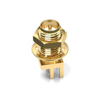 Wurth Elektronik WR-RPSMA Series, jack Surface Mount SMA Connector, Solder Termination, Straight Body