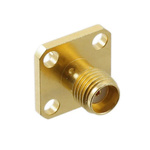 Molex 73391 Series, jack Panel Mount SMA Connector, 50Ω, Through Hole Termination, Straight Body