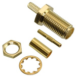 Molex 73300 Series, jack Panel Mount SMA Connector, 50Ω, Cable Termination, Straight Body