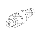 Molex 73415 Series, Plug PCB Mount MMCX Connector, 50Ω, Cable Termination, Straight Body