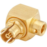 Rosenberger Mini-SMP Series, jack Cable Mount, 50Ω, Solder Termination, Right Angle Body