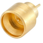Rosenberger Mini-SMP Series, Plug Panel Mount SMP Connector, 50Ω, Solder Termination, Straight Body