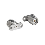 Bulgin Male/Female Flange Mount Circular Coaxial Connector, Plug In Termination, Straight Body
