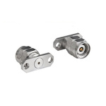 Bulgin Male/Female Flange Mount Circular Coaxial Connector, Plug In Termination, Straight Body