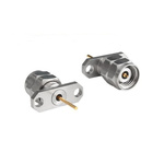 Bulgin Male/Female Flange Mount Circular Coaxial Connector, Plug In Termination, Straight Body
