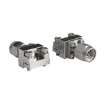 Bulgin Male/Female End Launch Circular Coaxial Connector, Plug In Termination, Straight Body