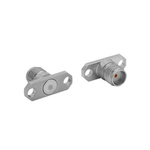 Bulgin, jack Flange Mount Circular Coaxial Connector, Jack Screw Termination, Straight Body