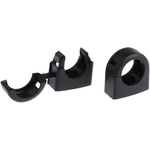 Adaptaflex Cable Clip Black Screw Nylon Conduit Clip, 21mm Max. Bundle