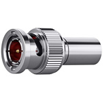 Telegartner Plug Cable Mount BNC Connector, Straight Body