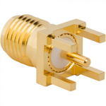 Amphenol RF, jack Through Hole RP-SMA, PCB Termination, Straight Body