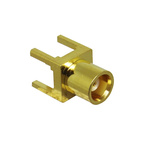 TE Connectivity, jack PCB Mount MCX Connector, Through Hole Termination, Straight Body