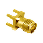 TE Connectivity, jack PCB Mount SMA Connector, Through Hole Termination, Straight Body