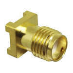 TE Connectivity, jack PCB Mount SMA Connector, Through Hole Termination, Straight Body