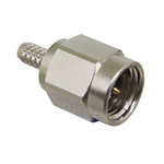 TE Connectivity, jack PCB Mount SMA Connector, Crimp Termination, Straight Body